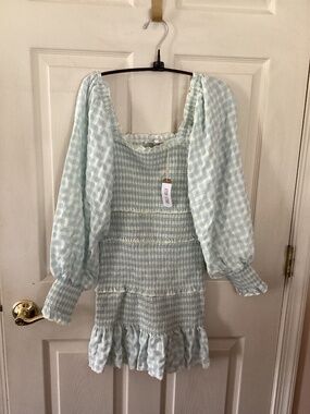 NWT DOLLY JOLLY SQUARE NECK DRESS small, medium, large